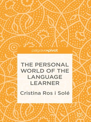 cover image of The Personal World of the Language Learner